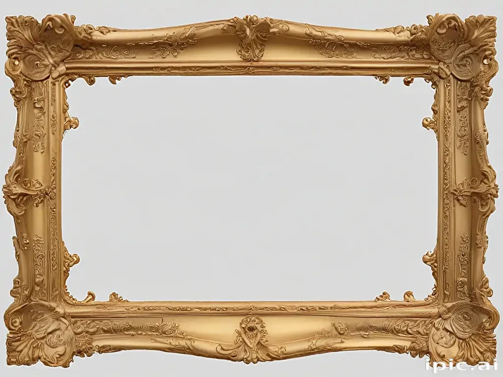 gold frame png transparent