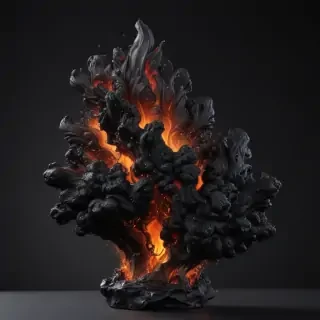 black rough