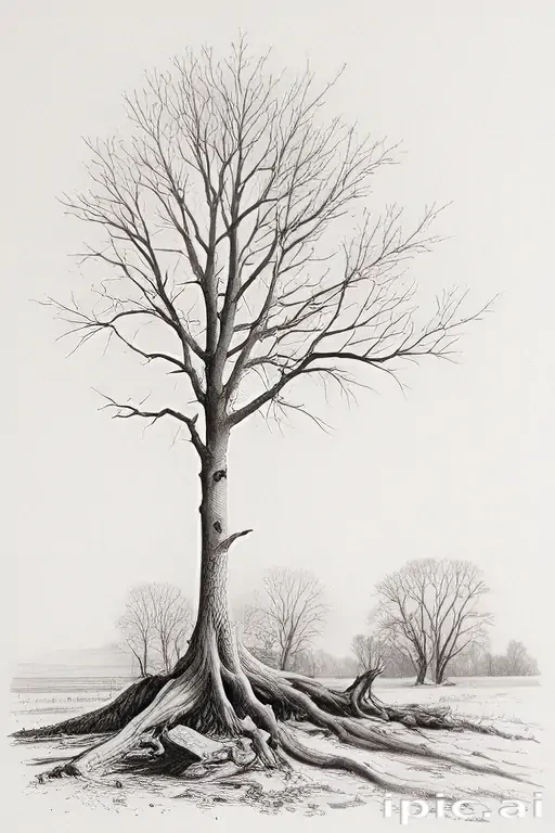 dead tree drawings