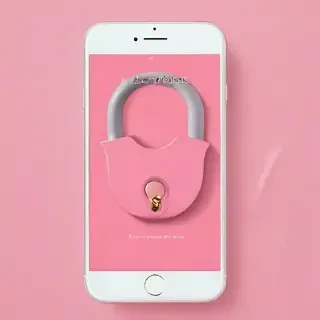pink lock screen
