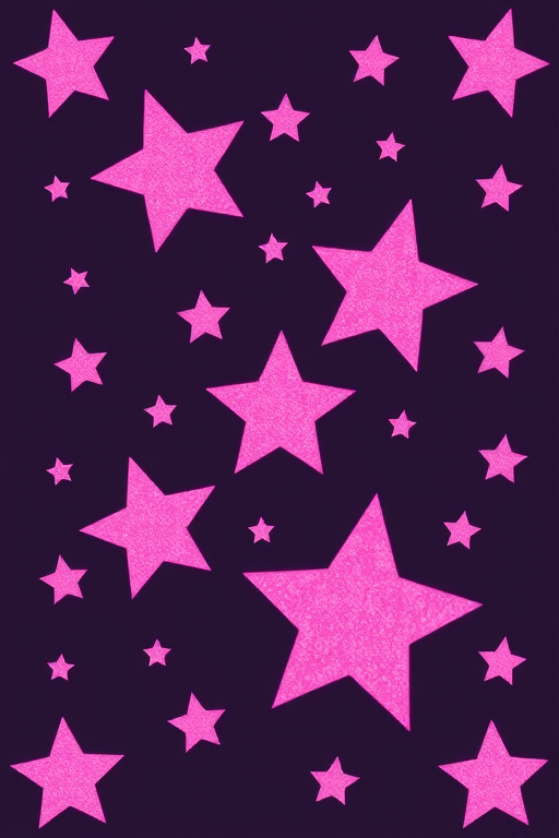 pink stars png