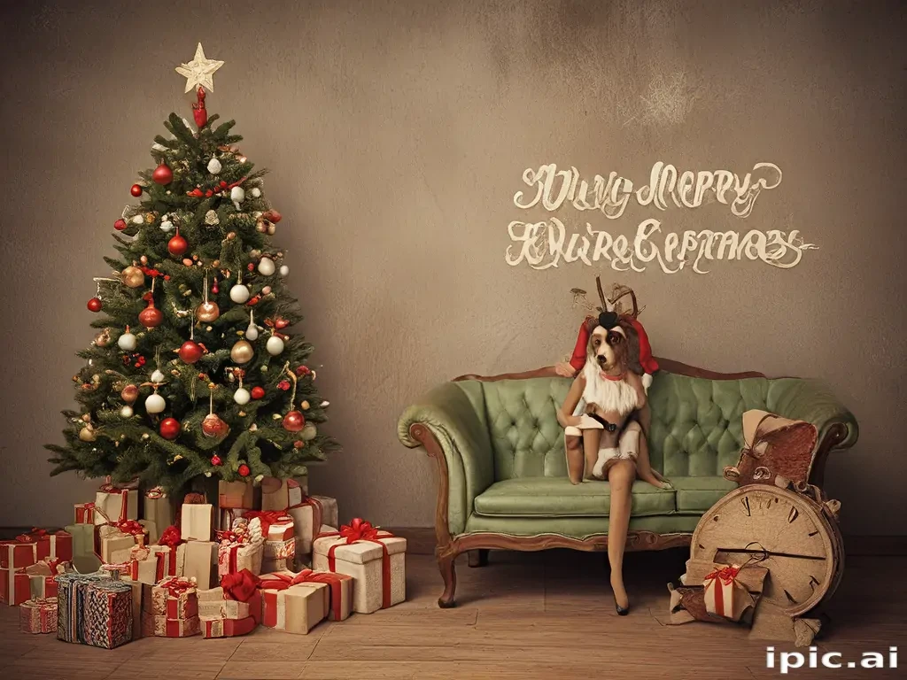 merry christmas vintage