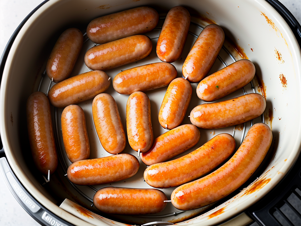 how long to cook chicken sausages in air fryer