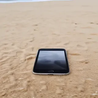 iphone beach