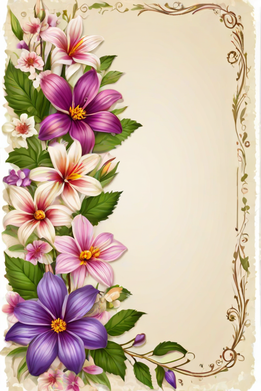 border flower png
