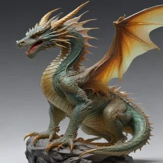 transparent dragon