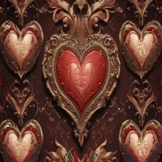 aesthetic hearts wallpaper
