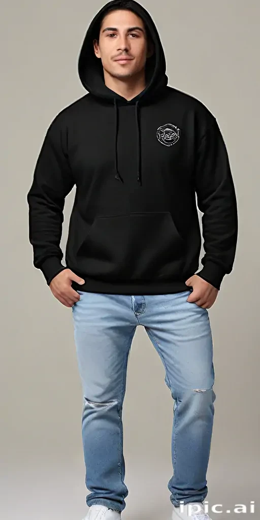 black hoodie mockup png