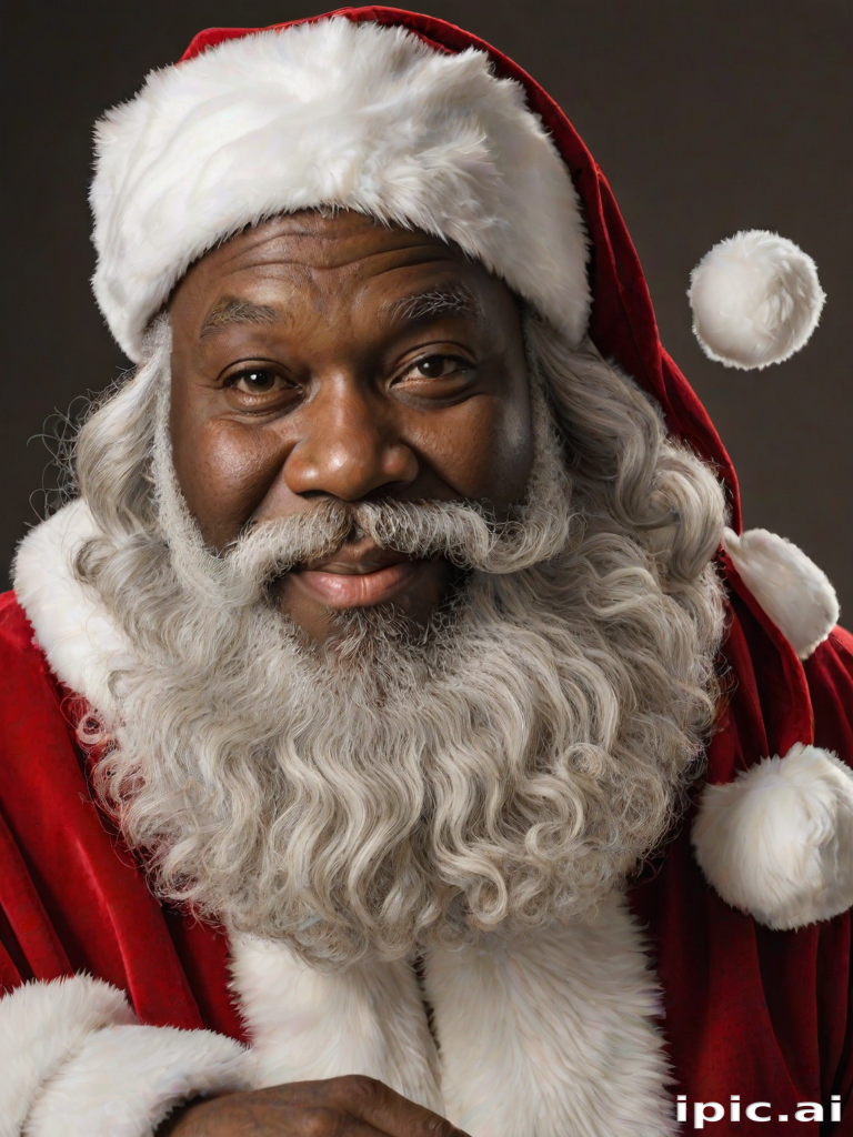 black santa png