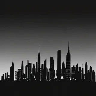 city silhouette png
