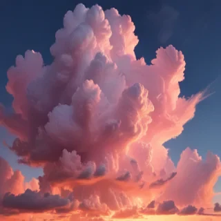 pink cloud aesthetic