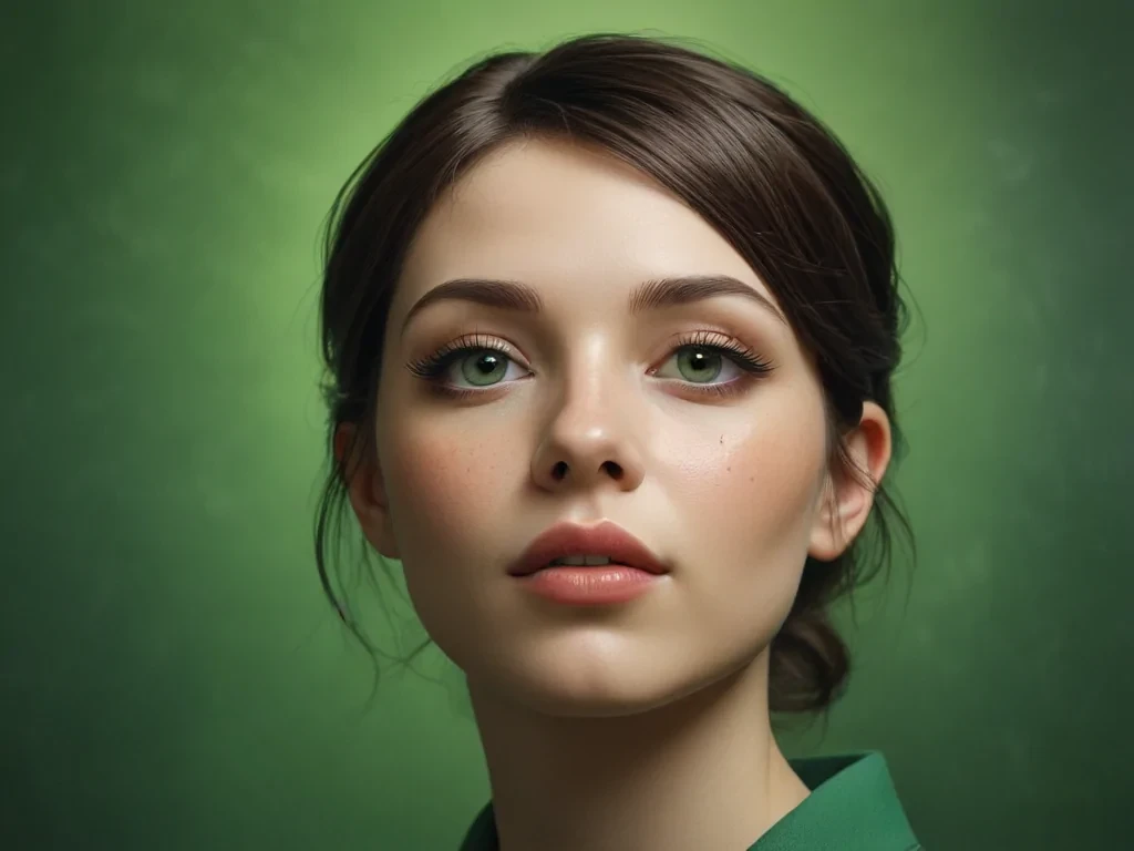 green background aesthetic