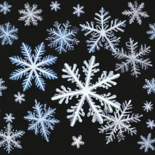 snowflakes clipart transparent background