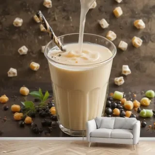 milk tea boba wallpaper