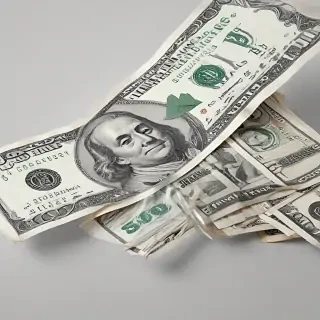 money with transparent background