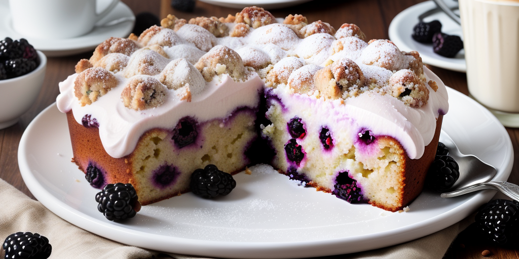 blackberry coffee cake sour cream