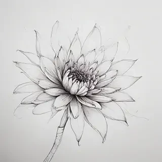 flower line work