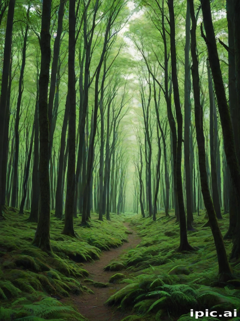 green forest aesthetic