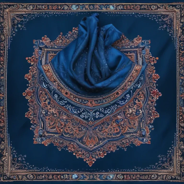 blue bandana background