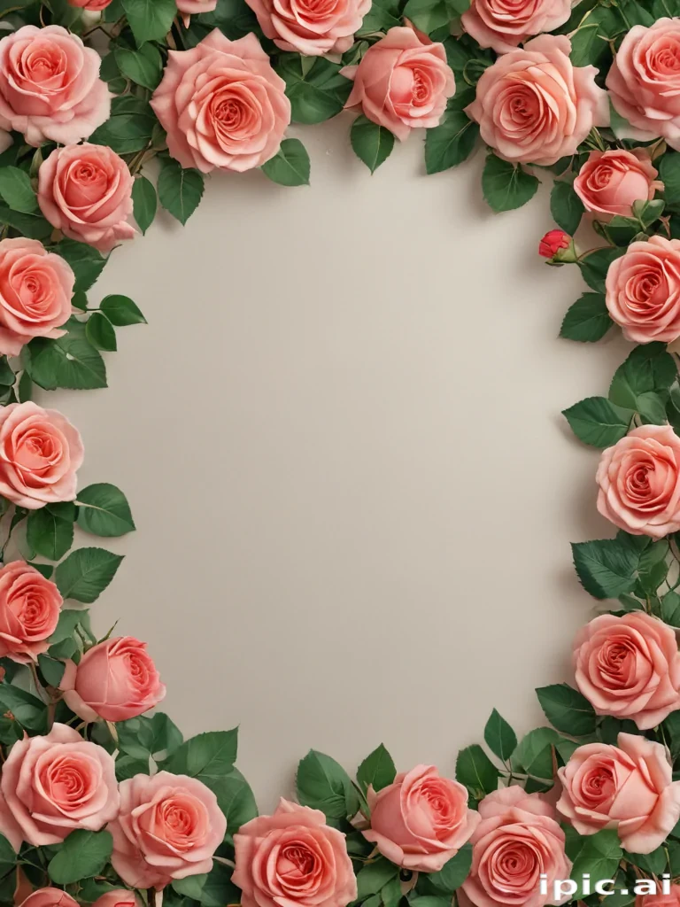 rose border png