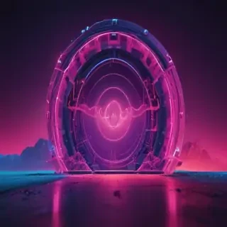 neon color background