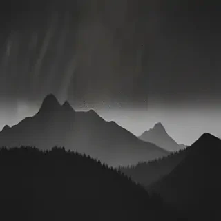 mountain silhouette