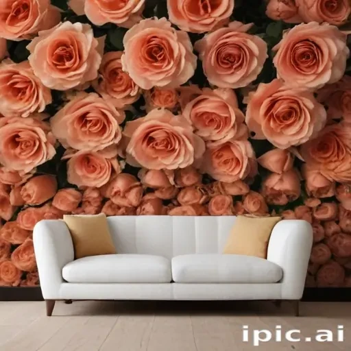 roses in background