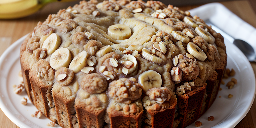 banana nut bread streusel topping