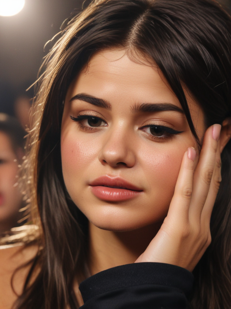 selena gomez crying
