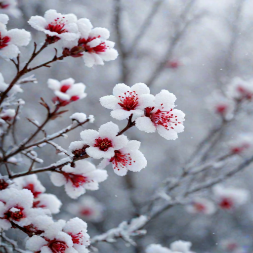 winter flower wallpaper background