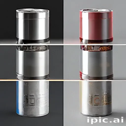 An Artistic Display of Unique Can Designs in Various Metallic Finishes