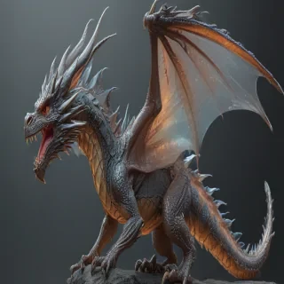 transparent dragon