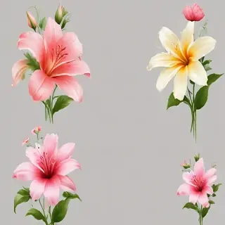 clipart flowers transparent background