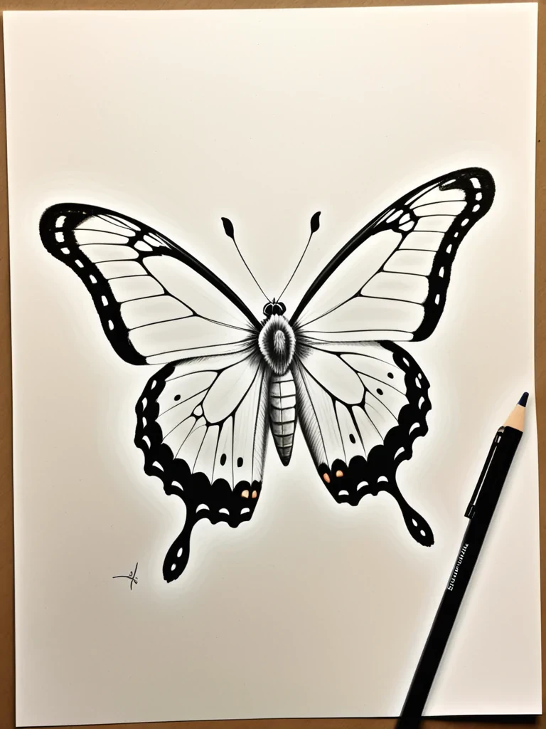 buterfly drawing
