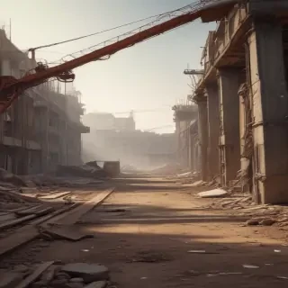 construction site background