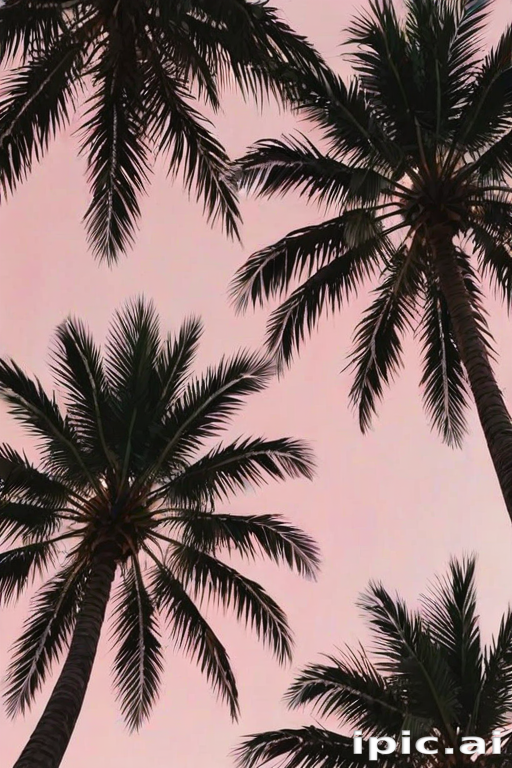 aesthetic palm tree wallpaper