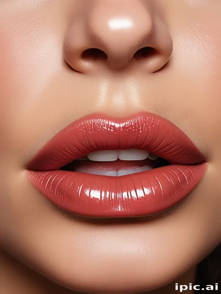 glossy lips png