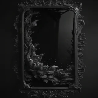 iphone wallpaper aesthetic black