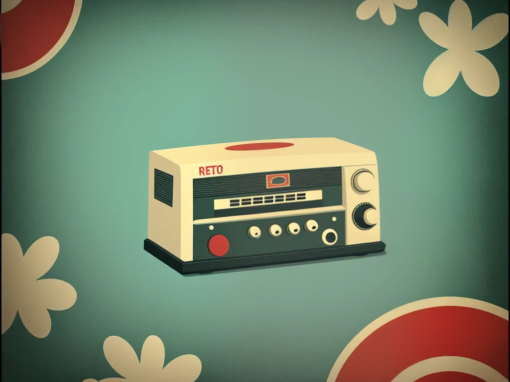 retro background