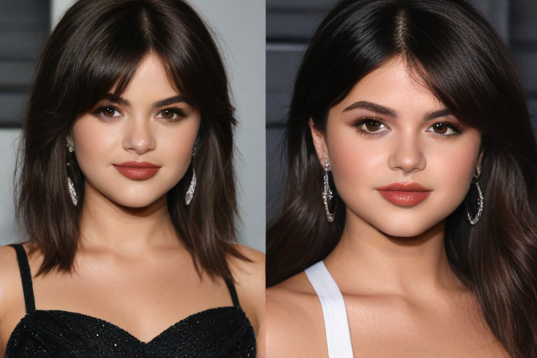 selena gomez bangs 2022