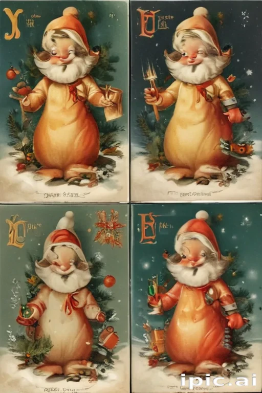 free printable vintage christmas images