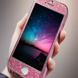 sparkly iphone background