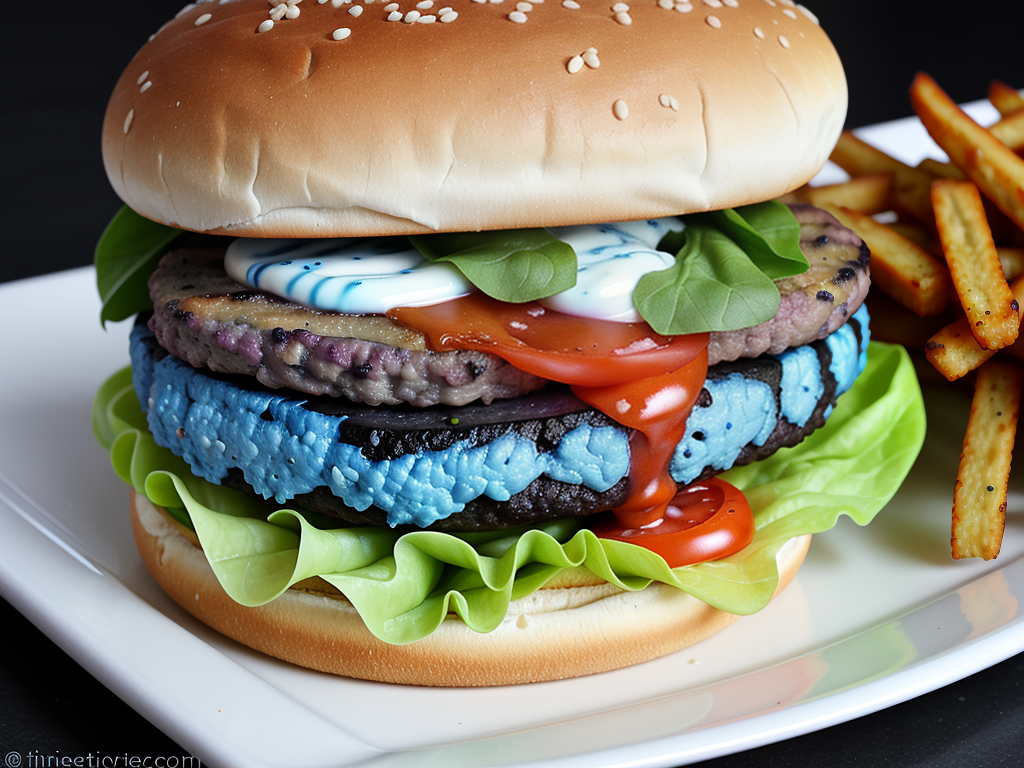 black and blue burger recipe
