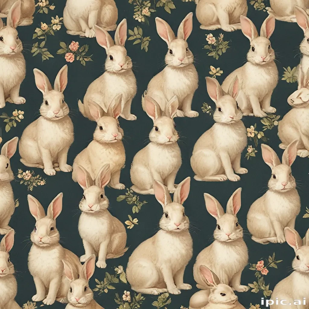 vintage bunnies