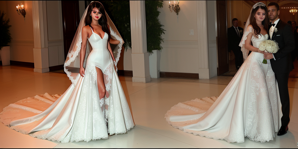 selena gomez wedding dress only murders