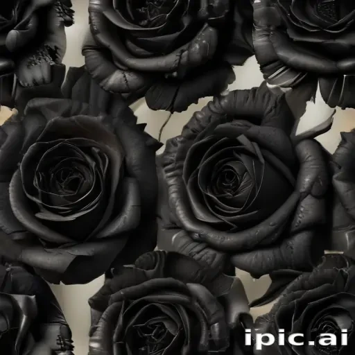 black roses png