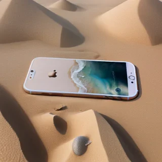 iphone beach