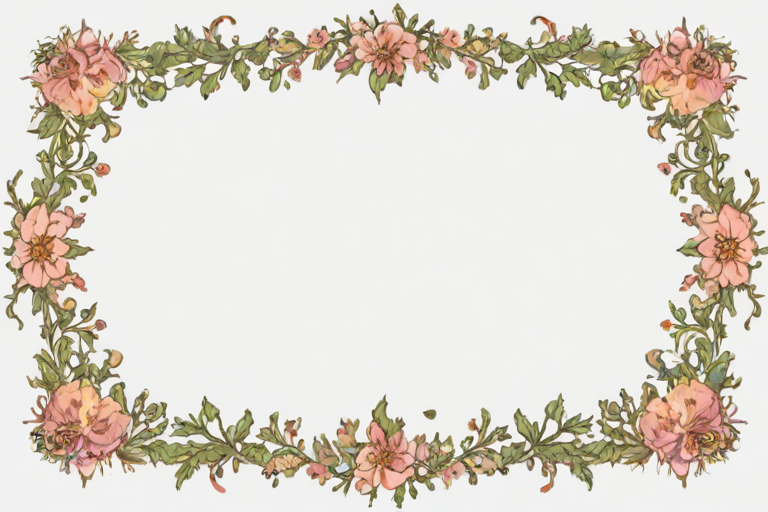 aesthetic border png
