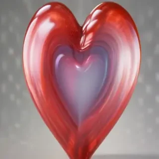 blurred heart