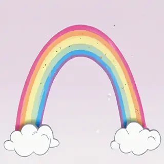 transparent background rainbow clipart